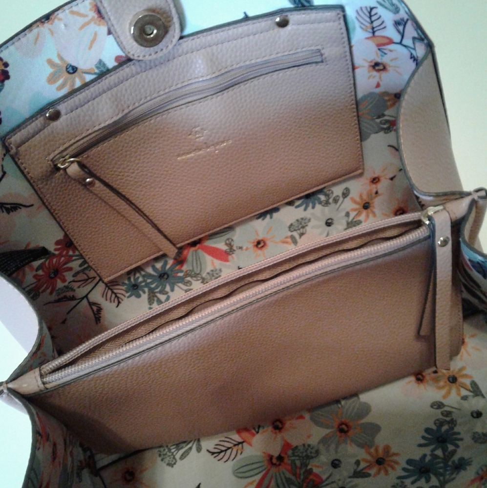 🌺 NEW Nanette Lepore Arabella Bag/Carryall Tote - Picture 8 of 12